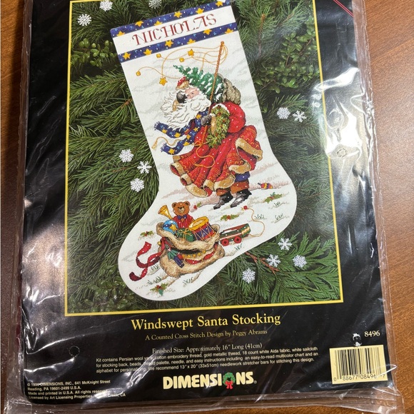Dimensions Other - Dimensions Counted Cross stitch christmas stocking Kit